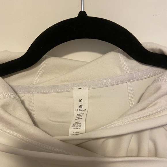 Lululemon white sweater, size 10 - Picture 3 of 3